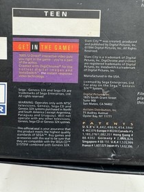 Slam City With Scottie Pippen Sega CD 32X Box and Disks Only (4 Discs)