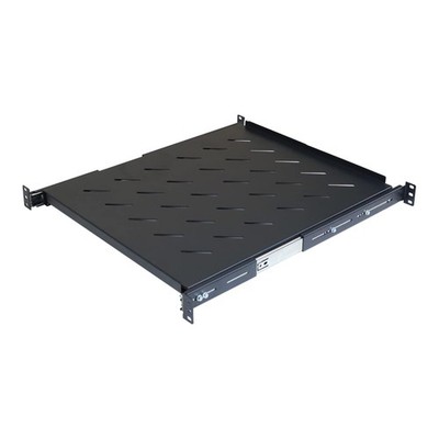 Aeons 1U 19'' Sliding Rack Server Shelf Vented 20'' Adjustable Depth IT Cabinet