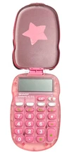 Sharp  EL-S10B-BL Electronic Calculator Pink
