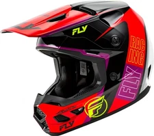 Fly Racing Kinetic Rally MX Offroad Helmet Red/Black
