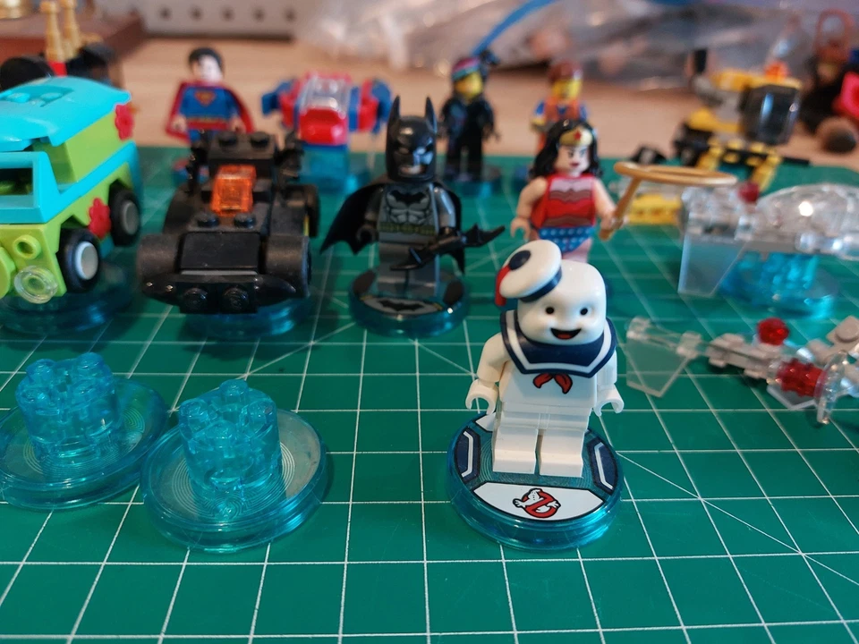 LEGO Dimensions Lote Etiqueta Disco Lote Scooby Regreso al Futuro Batman Cazafantasmas Foto 2 de 4
