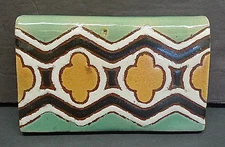 Vintage American Encaustic Border Tile