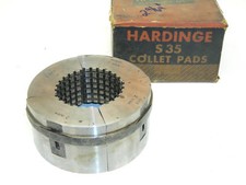 NEW HARDINGE S35 COLLET PAD 2-9/64" ROUND S-35 NIB 