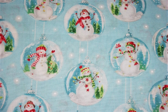 Snowman Fabric, Christmas Fabric, One Yard, Holiday Fabric, Windham Fabrics,