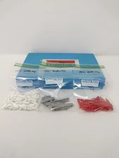 Vintage 1971 Battleship Replacement Parts Pieces Boats Pegs White Red BLUE Board