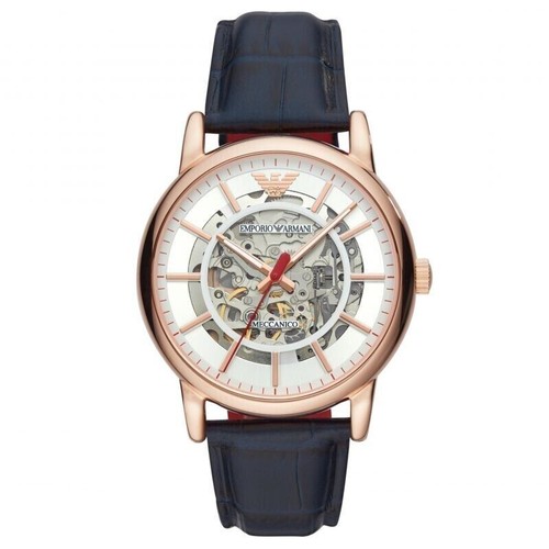 EMPORIO ARMANI Skeleton Automatic White Dial Watch AR60009 - Picture 5 of 5