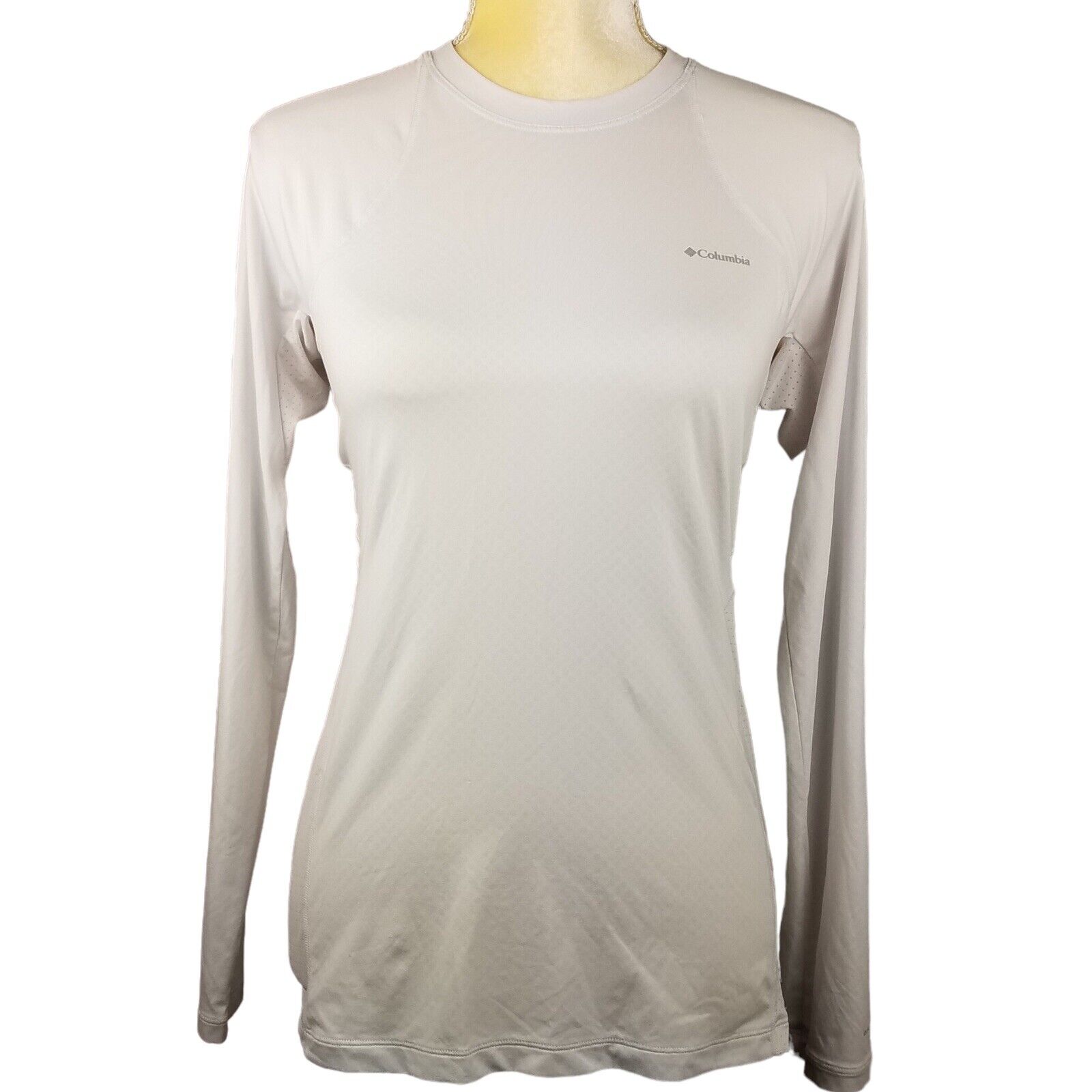 Columbia Omni-Freeze Zero Womens Large Sweat Activated Cooling LS Shirt  WHITE