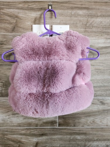 IMOGA Girl's Faux Fur Puffer Vest Size 4 - Picture 6 of 7