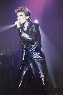 CELINE DION ORIGINAL MOUNTED (MATTED) PHOTO 12 x 8 INCHES BY MEL LONGHURST