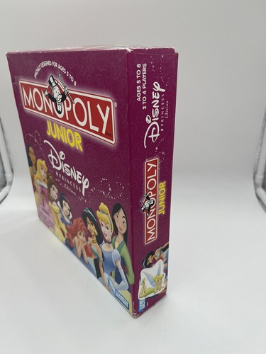 2004 Monopoly Junior Disney Princess Edition Jasmine Mulan Ariel Pocahontas - Picture 2 of 8