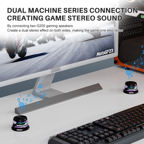 Altavoz Bluetooth Magnético con Soporte para Teléfono, Stick On RGB Portátil IPX5 Regalo - Imagen 9 de 13