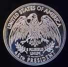 2020 Trump Standing 45th President "Cloudy"-999 Silver 1 Oz Ounce Art Round Coin
