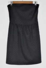 GAP Factory Womens 4 Sleeveless Strapless Black Knit Mini Dress Brand new