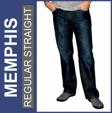 STOOKER MEMPHIS | dark blue wash | HERREN | Regular Straight | Jeans Hose