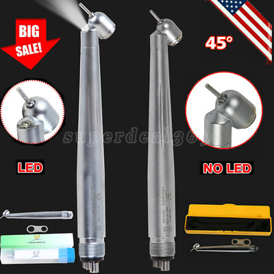 Dental 45° Degree (LED) Surgical High Speed Handpiece Turbine 4Hole NSK Style st