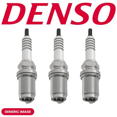 Denso 3x Spark Plugs Ignition System Fits Audi Mitsubishi Toyota Volvo VW VKB20