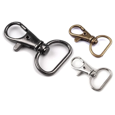 Karabiner 18mm Schwarz, Silber, Altmessing - 1 Stk. / 5 Stk. / 10 Stk. / 20 Stk. - Bild 1 von 4