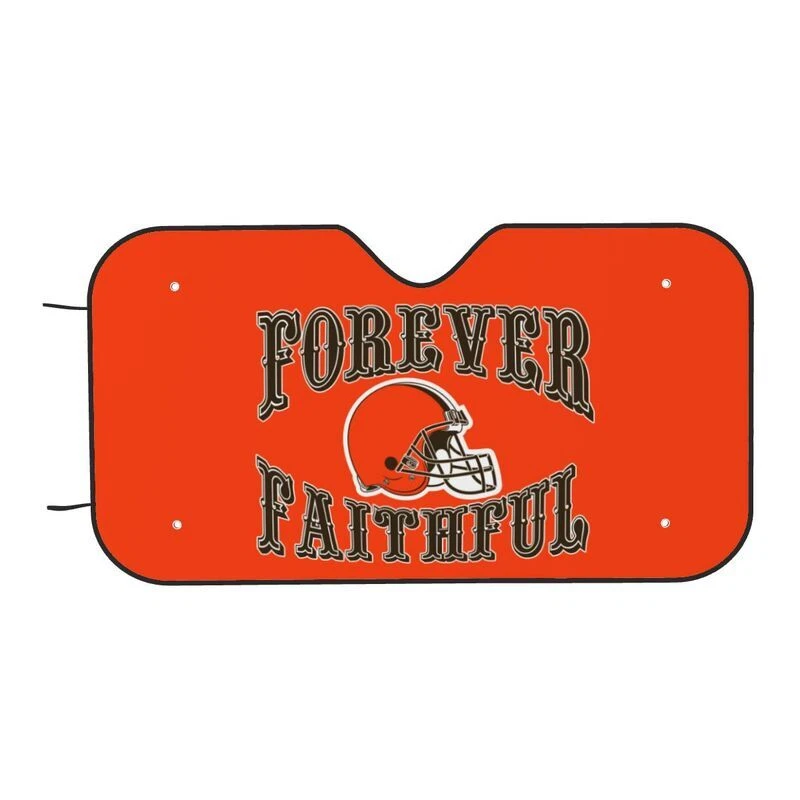 Cleveland Browns Car Windshield Sunshade Heatproof