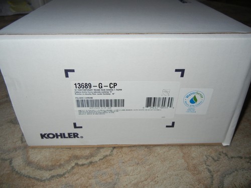 Kohler K-13689-G-CP 10" Contemporary Round Rain Shower Head Chrome Bathroom - Picture 5 of 7