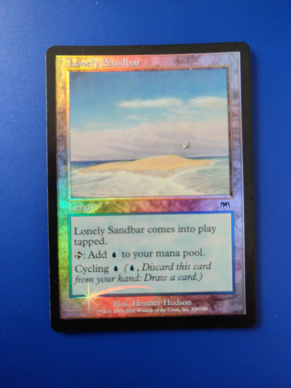 Lonely Sandbar C 320 Onslaught Magic The Gathering Lightly Played LP Foil Single