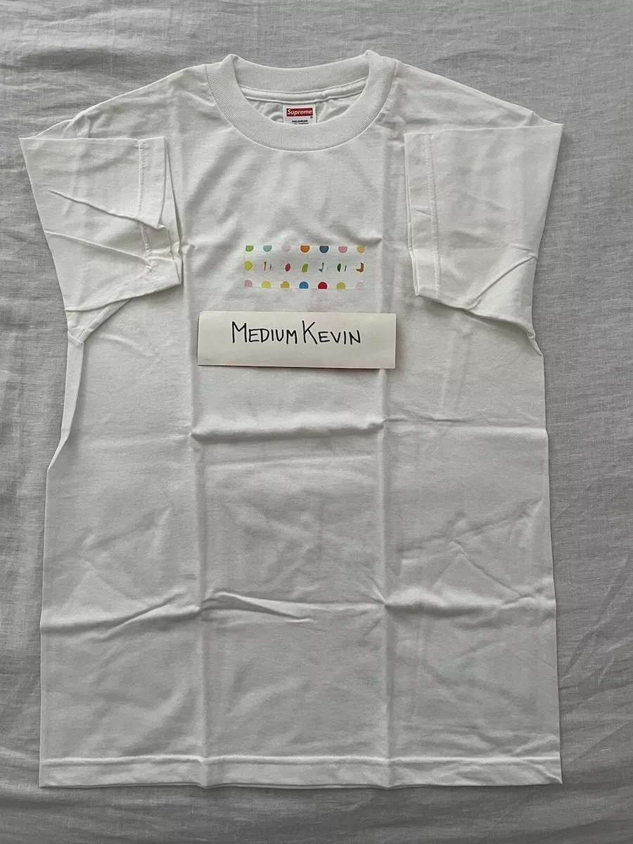 Supreme Box Logo 2009 Damien Hirst Polka Dot Tee White Size M Medium BOGO