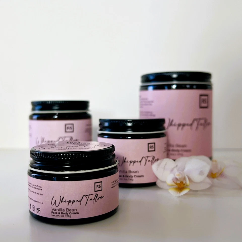 Vanilla Bean Whipped Tallow | Organic All Natural | Whipped Grass Fed Beef Tallo - Image 2 of 4