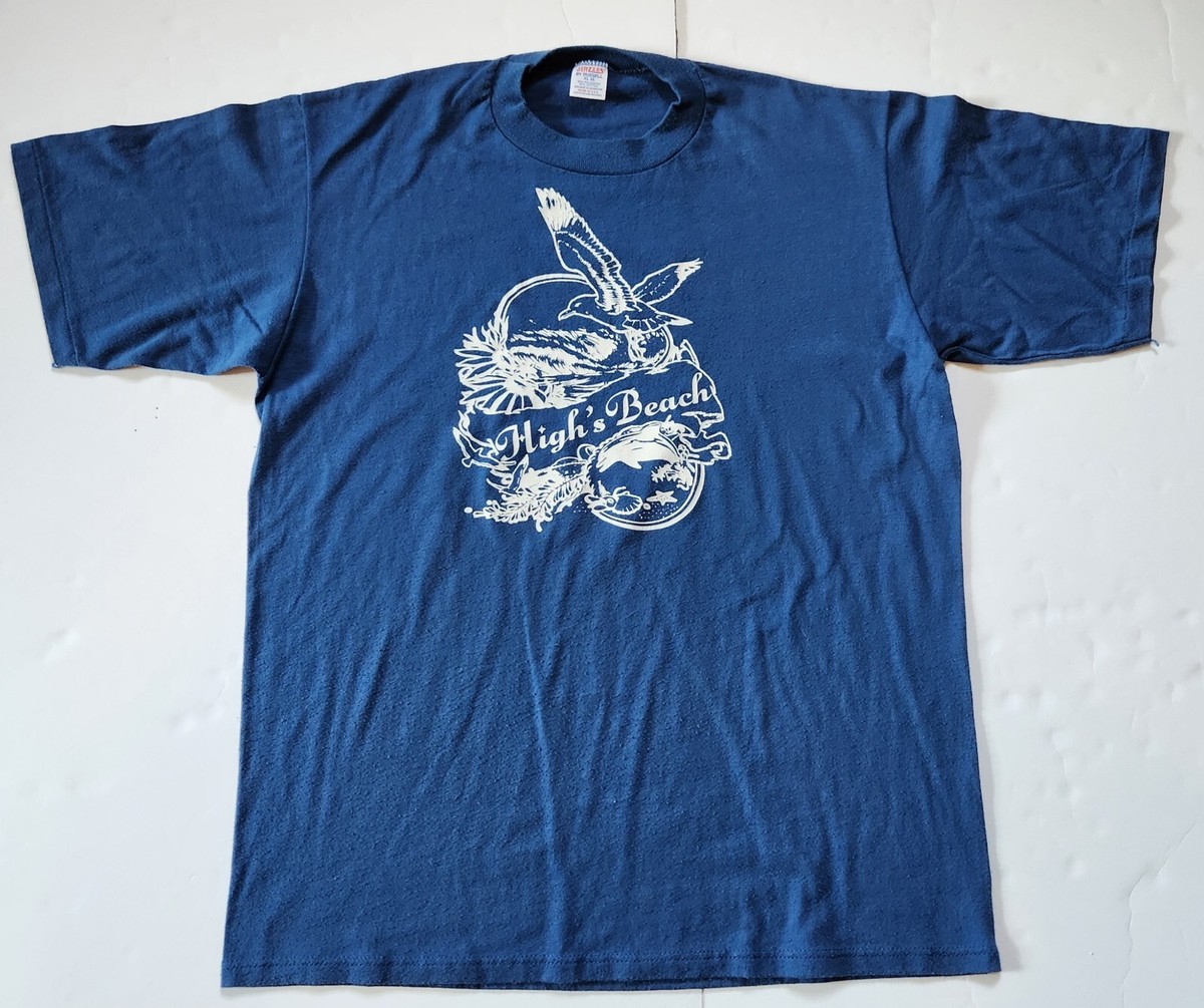 Vintage 80's Jersey Shore T SHIRT High's Beach Men's Meduim