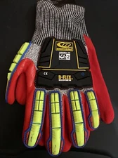 Ringers Gloves Large/065-R-Flex Cut Resistant Nitrile-Half Dip Gloves