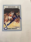 James Worthy Carolina uni autograph collegiant vollection