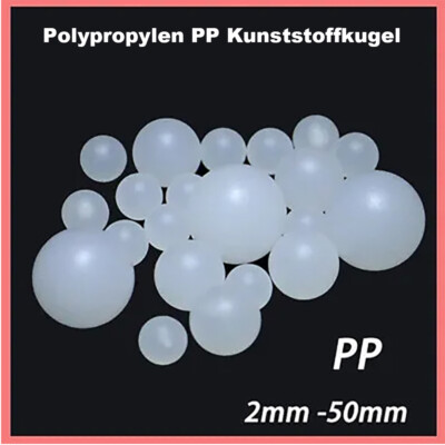 2-50mm Präzision Solide PP Plastik Kugeln Kunststoff kugeln Polypropylen Ball