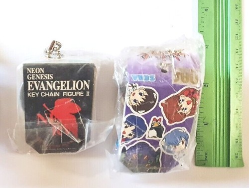 Neon Genesis Evangelion EVA Shinji Ikari Nagisa Kaworu Figure keychain Strap x 2 - Picture 4 of 4