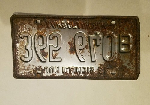 Vintage License Plate Lot Illinois Virginia North Carolina - Picture 4 of 8
