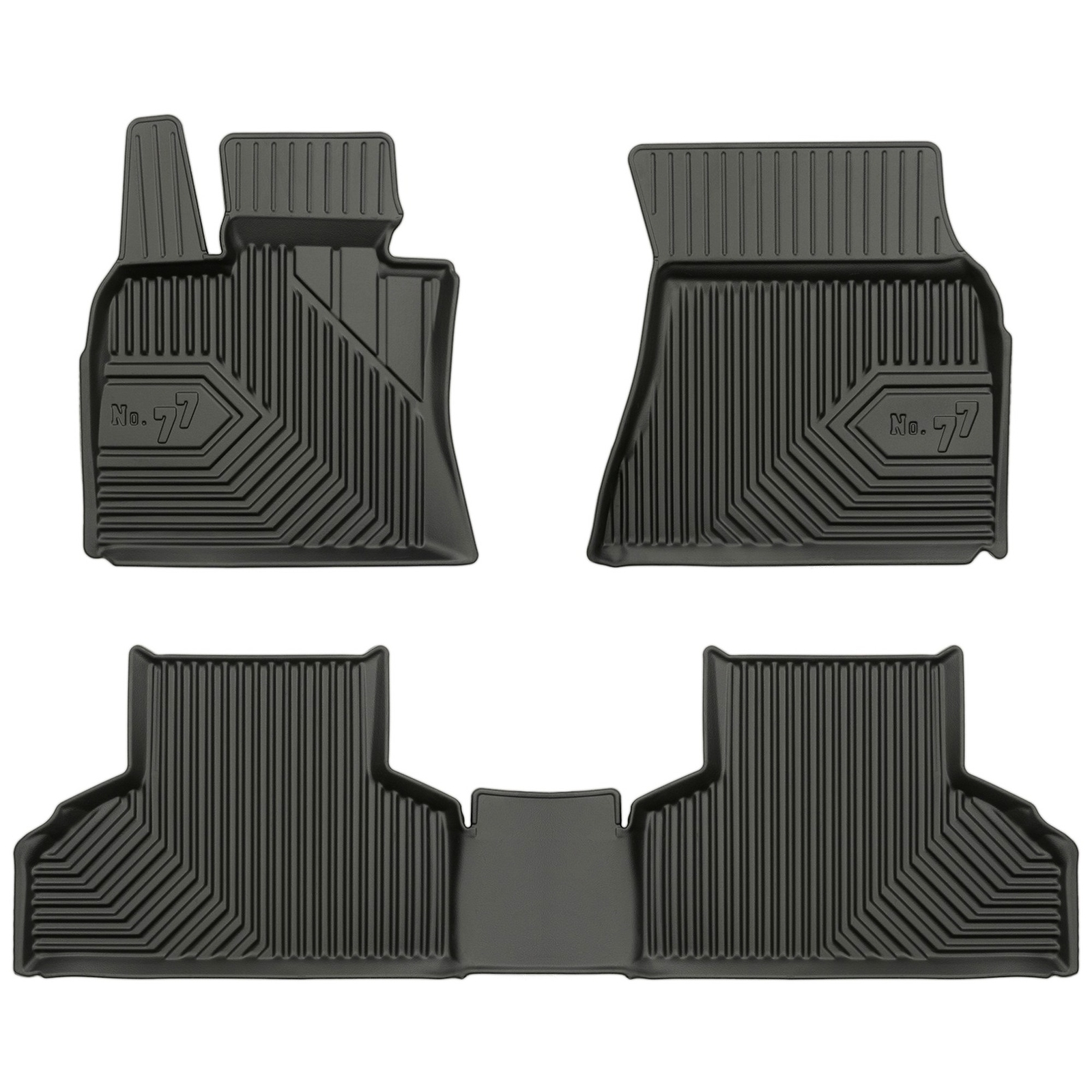 Tapis TPE Frogum No.77 premium à design géométrique pour habitacle de BMW X5 F15