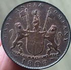 East INDIA Company X 10 CASH 1808 ADMIRAL GARDNER SHIPWRECK COIN Superb-Scarce