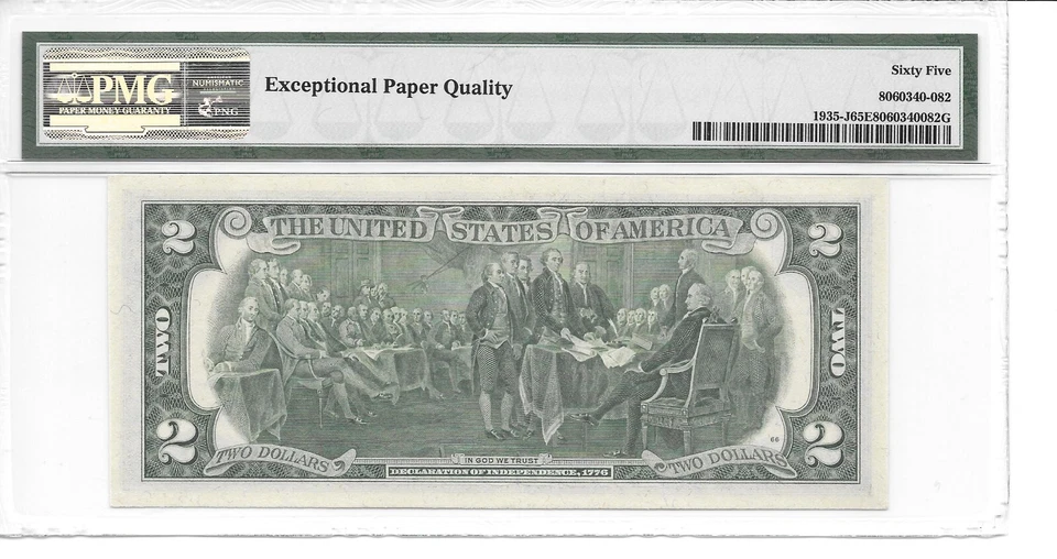 1976 Kansas City $2 FRN (JA Block) PMG 65 EPQ Gem Uncirculated - Image 4 of 4