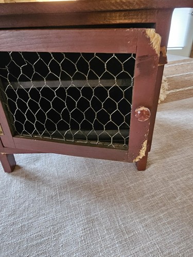 Vintage Rustic Farmhouse/Country "Fresh Eggs" Cabinet Shelf - Picture 14 of 22