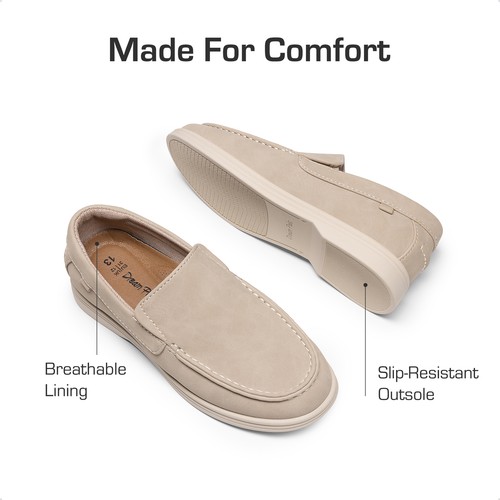 Boys Dress Shoes Slip-On Classic Loafers Casual Shoes Toddler/Little Kid/Big Kid - Picture 35 of 38