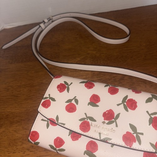 Kate Spade/Dana/Small Flap Crossbody Bag/Red Roses/Neu/ohne Etikett - Bild 3 von 8