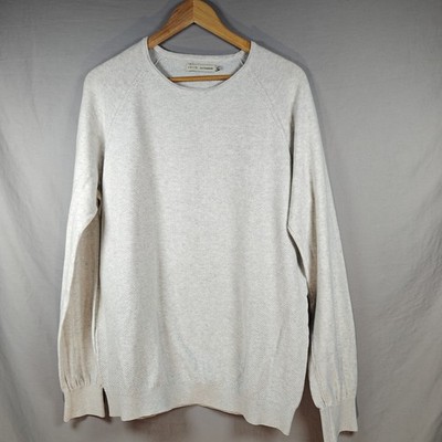 Celio Crewneck Sweater Men's XL Gray Lightweight Knit Casual