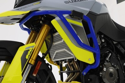 Isotta Obere Crash Bars V-Strom 800DE 2023-2026 Blau Aluminium Front