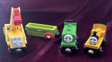 Thomas  Friends Wooden Train Lot - Duck, Duncan, Kevin  Sodor Caboose