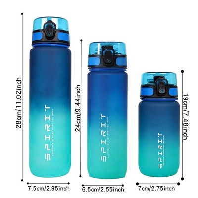 Sport Trinkflasche 0.5L / 1L BPA Frei Auslaufsicher Wasserflasche Fitness Gym