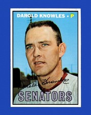 1967 Topps Set-Break #362 Darold Knowles NM-MT OR BETTER *GMCARDS*