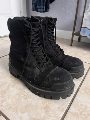 Balenciaga strike boots black fabric | eBay display picture 2