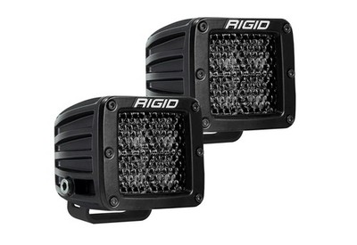 Rigid 202513BLK Universal Pair of Midnight Edition LED Lights Spot Surface Mount