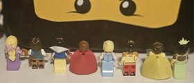 NEW Rare Disney Princes & Princesses Custom Lego 8 Minifigures Cinderella 43222