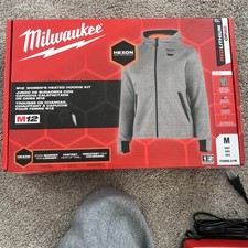 Milwaukee F200G-21M M12 Gray Medium Women's Heated Hoodie Kit - NWT