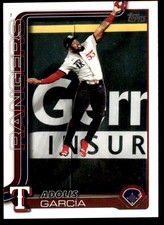 2025 Topps Adolis Garcia Texas Rangers #247 | Gold Glove Winner | Cuba