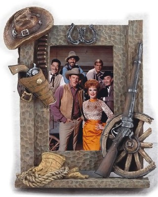Gunsmoke True 3D Framed Art Old West Embossed Items Western Art Vintage Cowboys