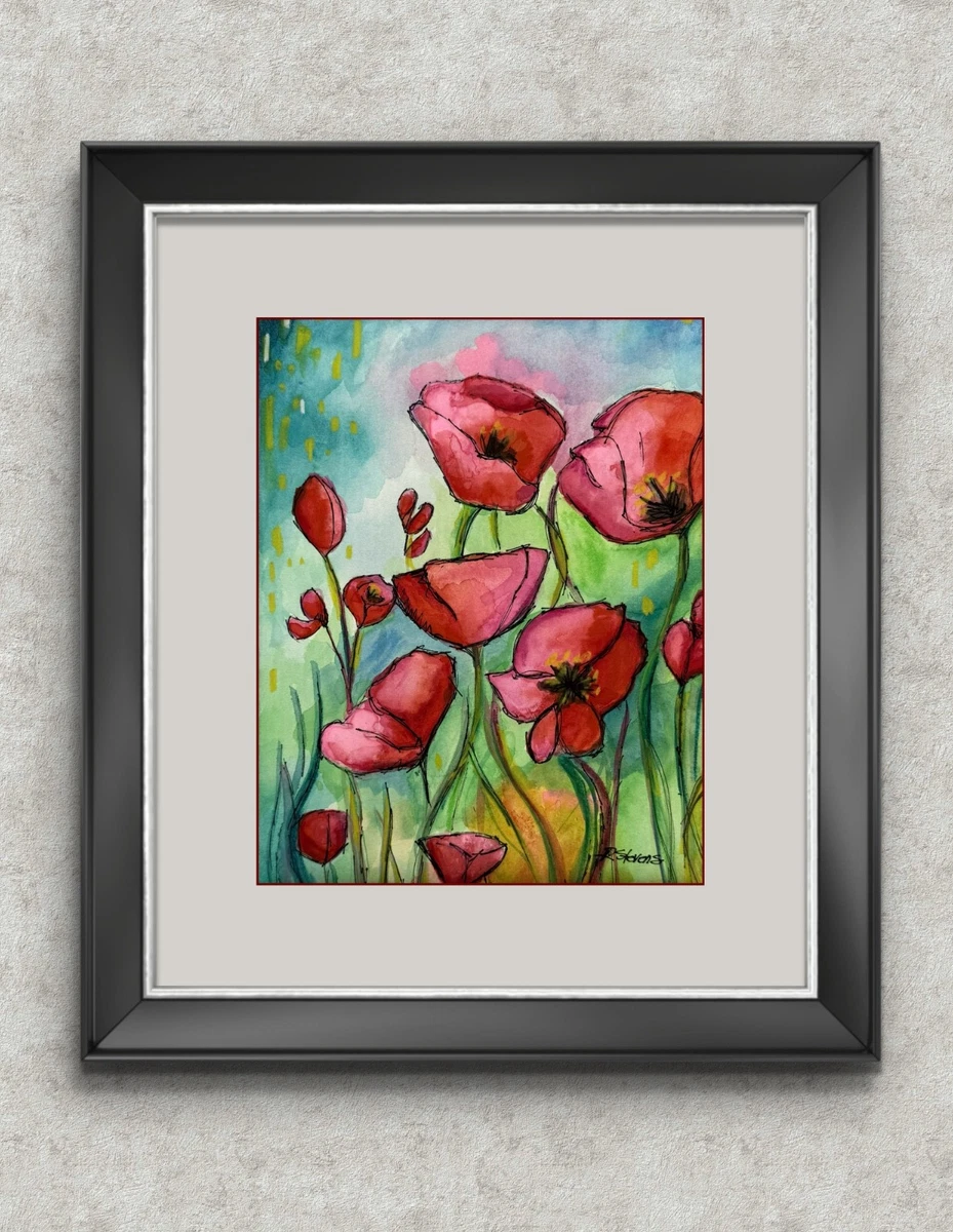 Poppy Painting for sale | eBay